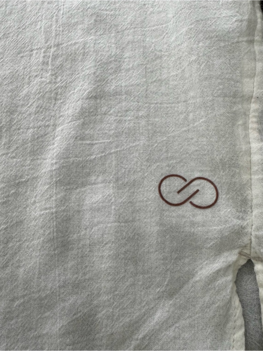 CALIA Carrie Underwood Cream Cotton Gauze ShortSleeve Tunic Button Down Shirt XL - Picture 9 of 9